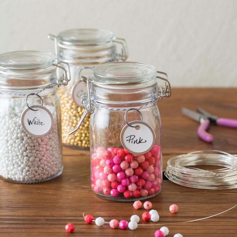 Avery Metal Rim Key Tags 6-Pack, 1.25" Diameter Tag, Metal Split Ring, White, 300 Tags Total (13128) - Image 4